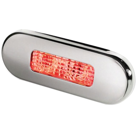 Hella Marine Oblong Courtesy Surface Mount Lamp Red Black 980869501